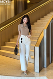 Áo polo ôm thun ướt