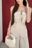 Set áo cúp ngực quần ống suông