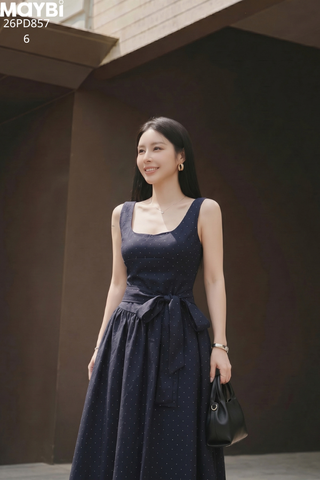 Đầm Maxi Thắt Eo Midnight