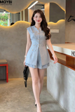 Set blazer quần short