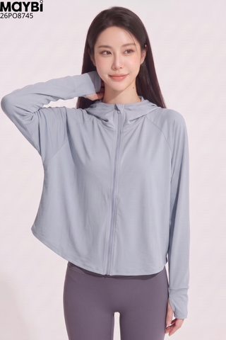 Áo Chống Nắng Iced Cool Cánh Dơi Chống UV Có Mũ & Che Mặt Breeze
