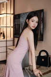 Đầm hai dây xếp ly FREESIZE