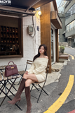 Đầm dệt kim ôm dài tay dáng mini FREESIZE