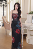 Đầm thun hai dây dáng đuôi cá
