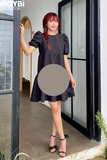 Đầm baby doll xốp hoa