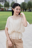 Áo tơ bồng ôm eo xuyên thấu