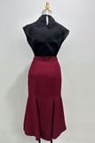 Chân váy midi cotton lạnh đuôi cá
