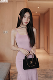 Đầm hai dây xếp ly FREESIZE