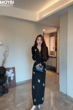 Đầm ôm dài tay gài nút