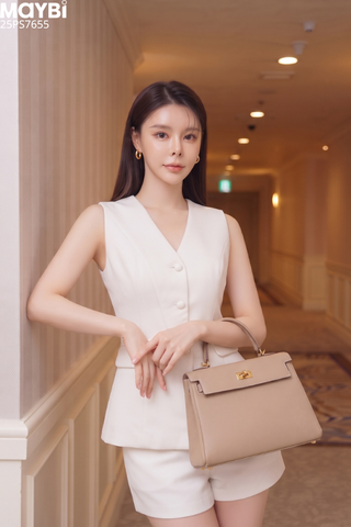 Set áo gile quần short