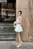 Đầm tùng bí dáng mini