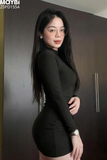 Đầm ôm body dài tay dáng mini