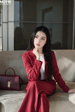 Set áo blazer quần lưng cao