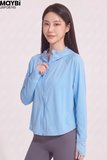 Áo Chống Nắng Iced Cool Cánh Dơi Chống UV Có Mũ & Che Mặt Breeze