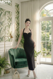 Đầm thun ôm body dáng midi