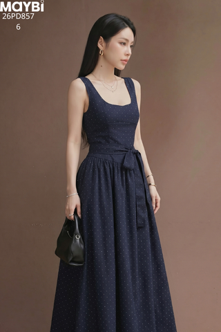Đầm Maxi Thắt Eo Midnight
