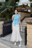 Áo Lụa Đắp Tà Chic Muse