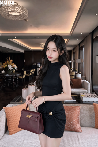 Đầm ôm sát nách dáng mini