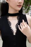 Bộ gile kiểu phối ren ngắn