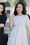 Đầm baby doll xốp hoa