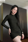 Đầm ôm body dài tay dáng mini