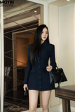Đầm vest dài tay dáng mini