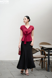 Áo Lụa Đắp Tà Chic Muse