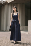 Đầm Maxi Thắt Eo Midnight
