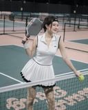 Đầm thun xếp ly sát nách dáng mini