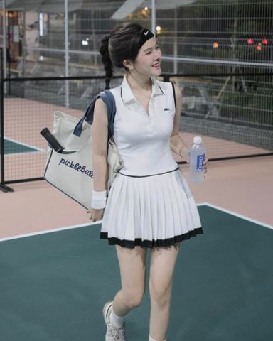 Đầm thun xếp ly sát nách dáng mini