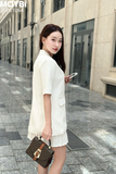 Set áo balzer chân váy xếp ly dáng mini