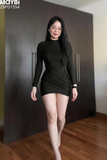 Đầm ôm body dài tay dáng mini