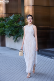 Đầm ren dài đính đá