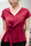 Áo Lụa Đắp Tà Chic Muse