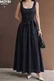 Đầm Maxi Thắt Eo Midnight
