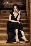 Đầm Đen Phối Ren Noir Muse