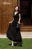 Đầm Đen Phối Ren Noir Muse