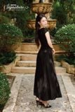 Đầm Đen Phối Ren Noir Muse