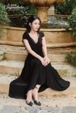 Đầm Đen Phối Ren Noir Muse
