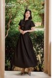 Đầm Đen Cut-Out Lưng Rebel Muse