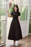 Đầm Đen Cut-Out Lưng Rebel Muse