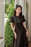 Đầm Đen Cut-Out Lưng Rebel Muse