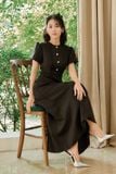 Đầm Đen Cut-Out Lưng Rebel Muse