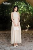 Đầm Cổ Yếm Ivory Halter
