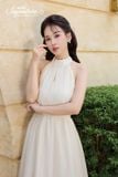Đầm Cổ Yếm Ivory Halter