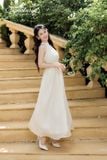 Đầm Cổ Yếm Ivory Halter