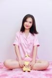Bộ pyjama ngắn suông lụa tay ngắn viền