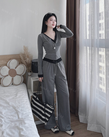 Set thun thể thao dài tay