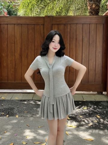 Set áo chân váy thun