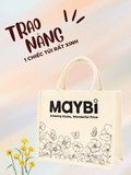 Áo bẹt vai chấm bi